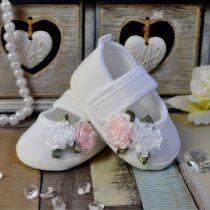 BALETKI LNIANE Z KWIATAMI